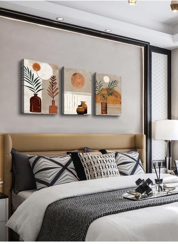 Decorior Artistic Tableau (Islamic/Modern/Children's) 3 Pieces 42x90cm 30mm Raised - High-Quality Digital Printing - UV Coating for Color Protection - Easy Installation with Self-Adhesive - Elegant Home, Office, and Gift Decor  - Image 3