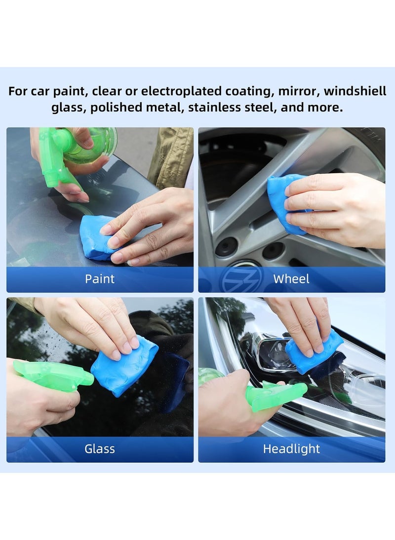 Halamodo 4 Pack 150g Car Clay Bar Auto Detailing Magic Clay Bar Cleaner for Car Wash Car Detailing Clean - Image 3
