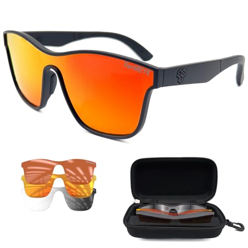 CRBN Pickleball CRBN Drift Pickleball Glasses for Men & Women - Pickleball Eye Protection - Photochromic Lens Provides Sun & Impact Protection in All Conditions - Meets ANSI Z87.1 & Z80.3 - Image 1