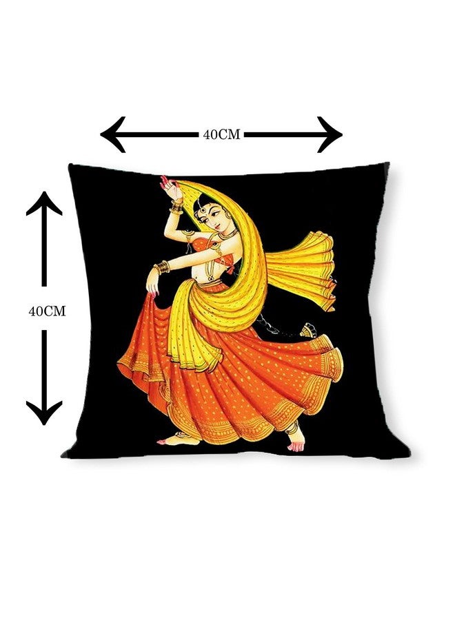 IM FAB Cotton 200TC Cushion Cover, 16X16 Inches, Multicolour, Set of 5 - Image 3