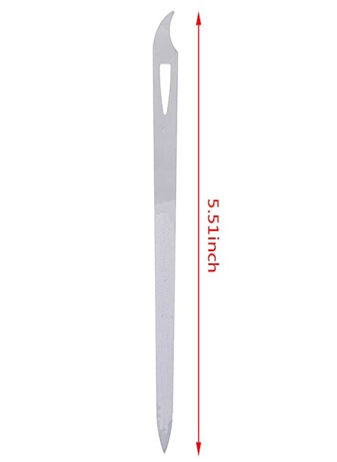 Stainless Steel Triplecut Long Nail File With Nail Cleaner Tip,5.5 Inch,Pack Of 2 - pzsku/Z3CD08C74BB7FB36631C5Z/45/_/1647802741/1cc43f53-ede7-45ac-9230-98955fb0274f