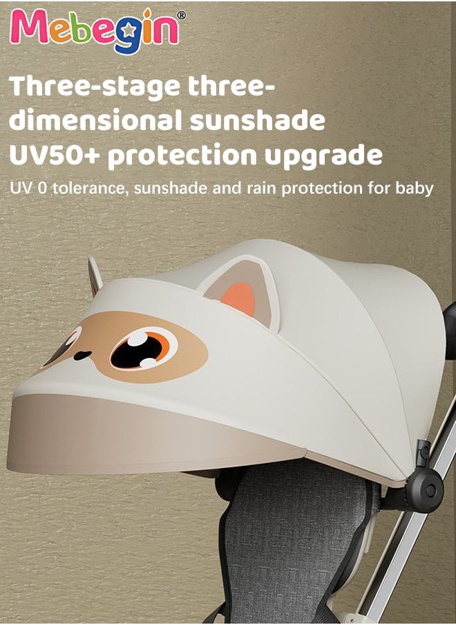 Generic 2 In 1 Convertible Lightweight Travel Stroller For Baby Toddlers,Easy Fold Stroller With Canopy Can Be 360° Steering, Include Storage Basket, One-Hand Fold,Airplane Stroller For Infants Newborn  - Image 3