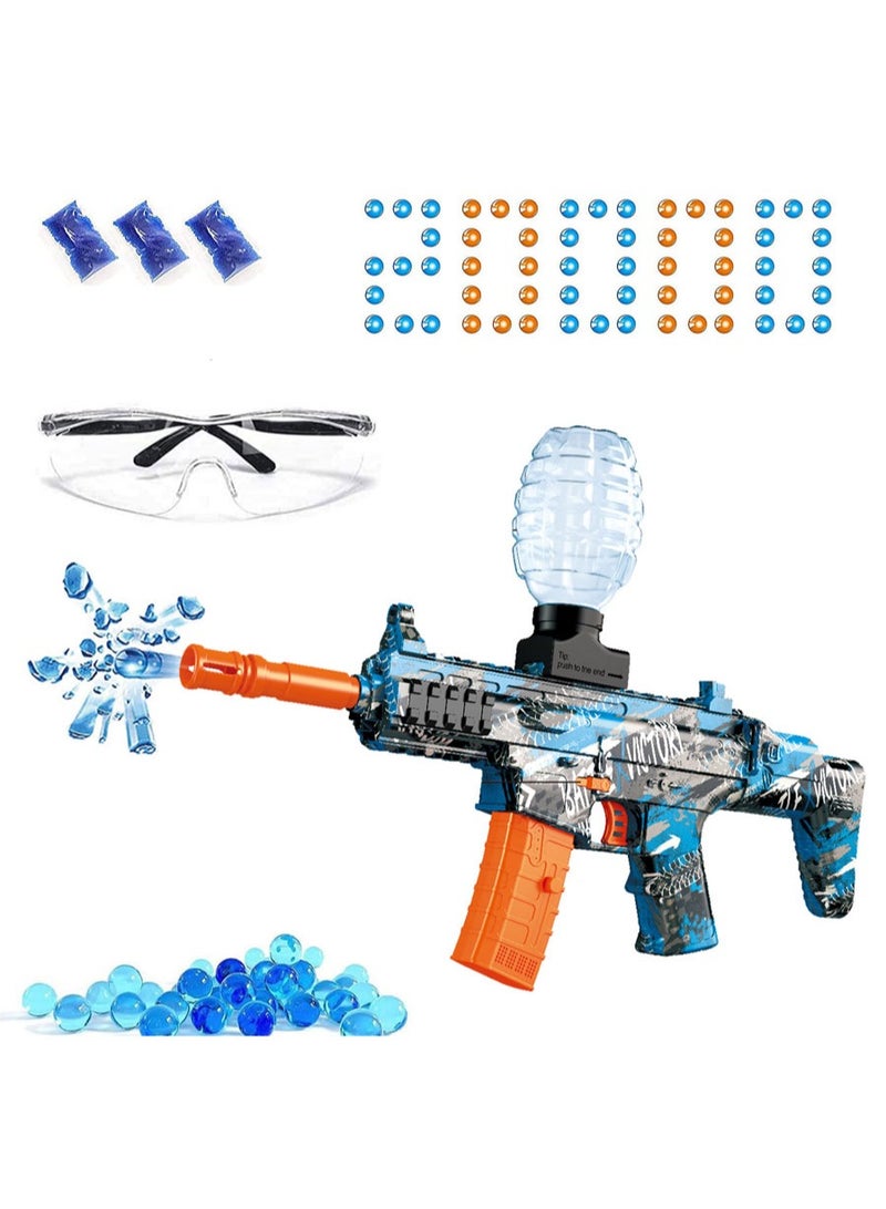 Moonmen Electric Gel Ball Blaster SCAR Gel Blaster Gun Toy with 20000 Water Beads for Outdoor Activities Full Auto Splatter Ball Blasters  - Image 1