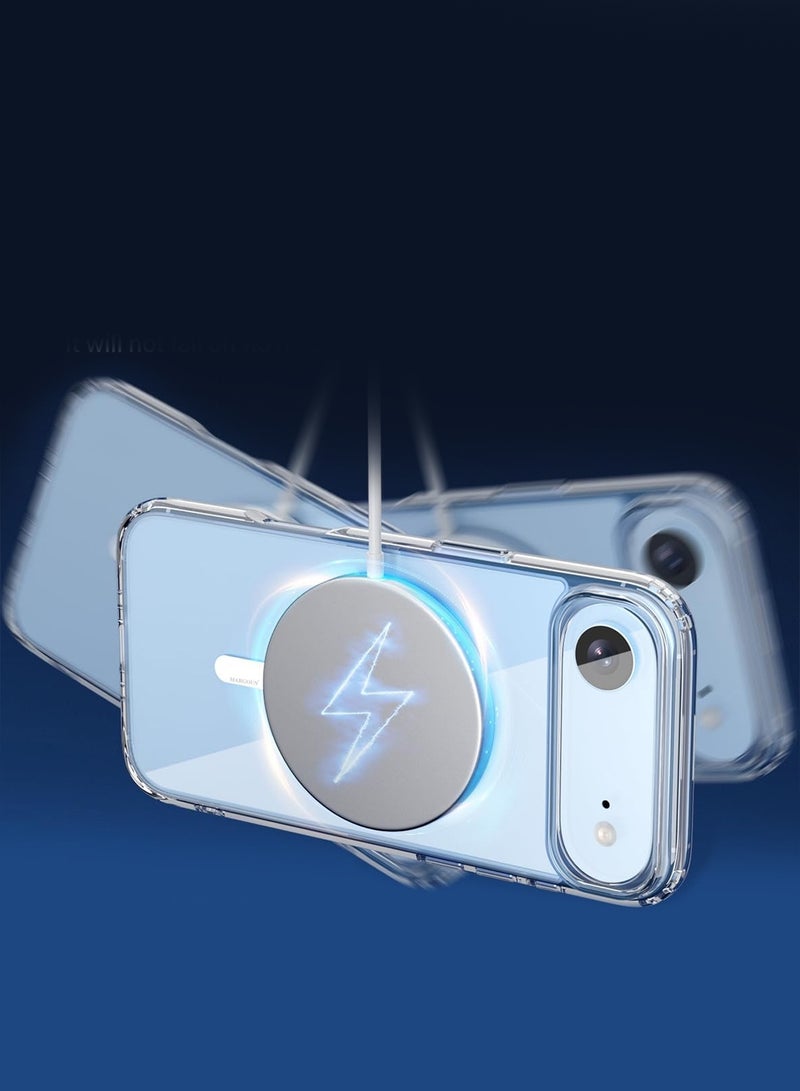CATANES 3 Packs Magnetic Clear Case for iPhone 17 Air - One Case Two 3D Screen Protectors - MagSafe Compatible Shockproof TPU Drop Protection Slim Transparent Cover - Image 5