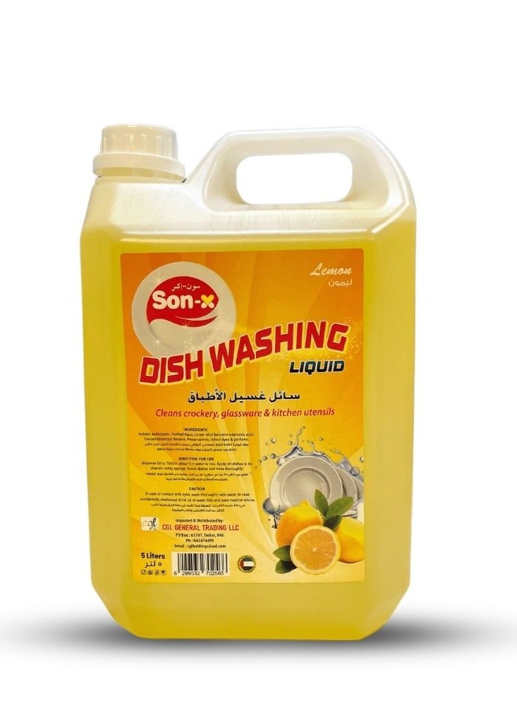 Son-x Dish Wash Liquid - 5 Liter