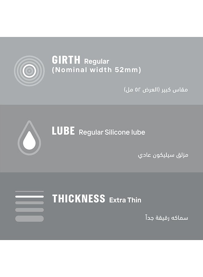 Durex Ultra Thin Feel Lubricated Condoms For Men 20 Pieces - Image 4