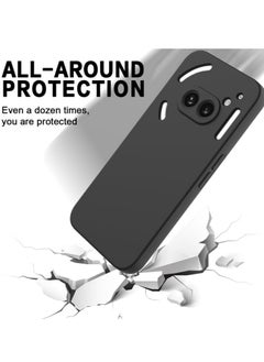 Houmt Nothing Phone 2A 5G Case Cover Inner Velvet Fabric Lining Matte Case Soft Silicone Flexible Camera Lens Protection Case for Nothing Phone 2A 5G 6.7-inch  - Image 5
