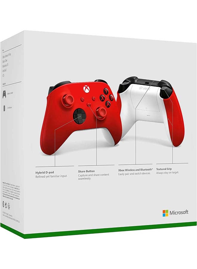 مايكروسوفت وحدة تحكم لاسلكية لسلسلة Xbox الجديدة - لون أحمر نابض - Image 5