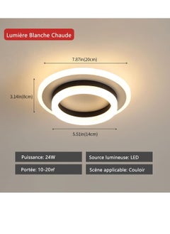 Goeco Modern LED Ceiling Light for Bedroom, Living Room, Dining Room  - Image 2
