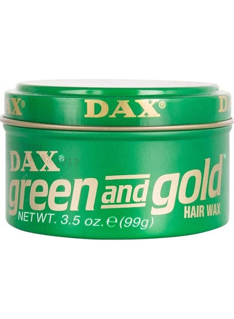Green And Gold Hair wax