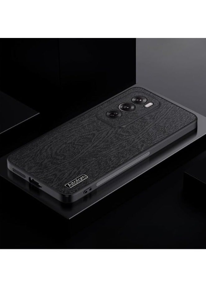 general OPPO Reno 12 Pro (2024) phone case, textured personality shockproof and anti-fingerprint scrub phone case, Oppo Reno12 Pro tree pattern ultra-thin hard leather case - Image 1