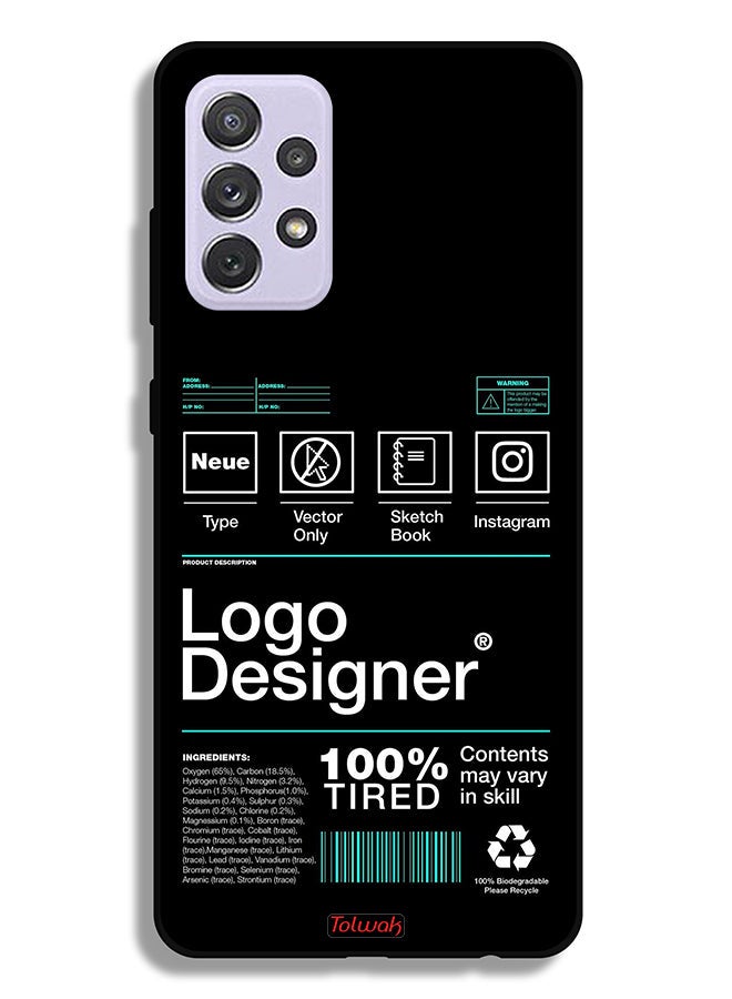 Tolwak Samsung Galaxy A72 5G Protective Case Cover Logo Designer Sticker - Image 1