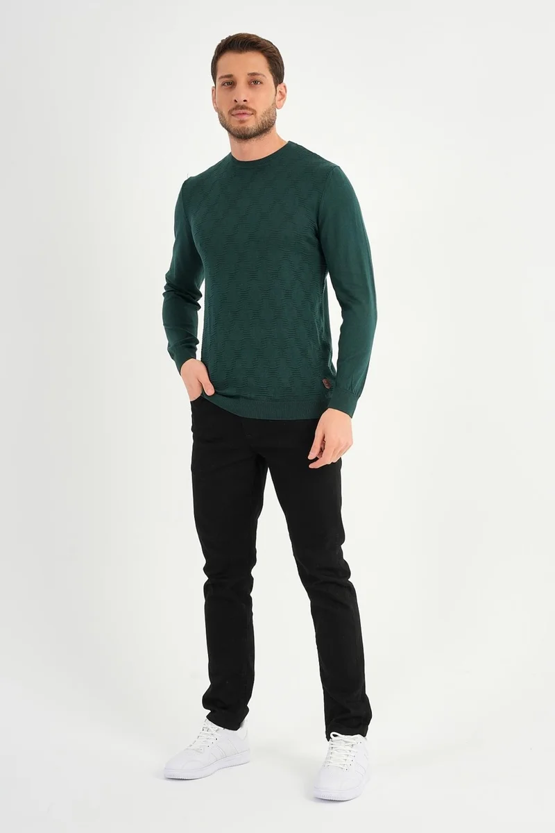 Alexander Gardi Crew Neck Patterned Sweater (E20-511402)