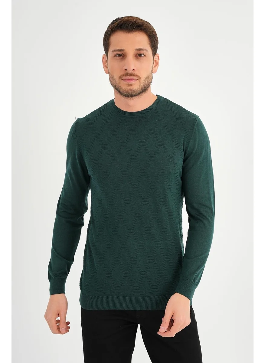 Alexander Gardi Crew Neck Patterned Sweater (E20-511402)