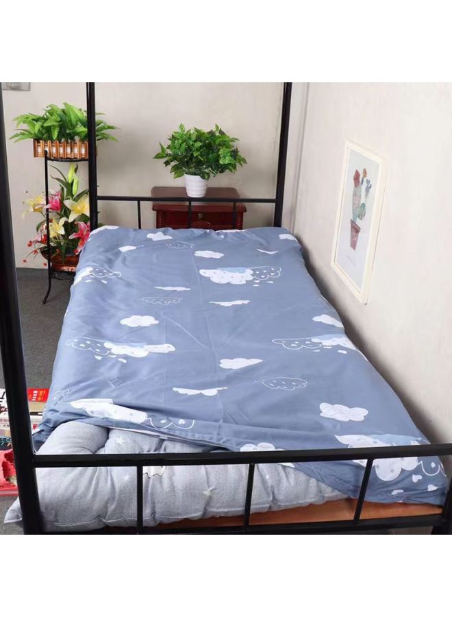 Mattress Cover Cotton Pad Quilt Cover Student Dormitory Single 90x 200 Bed Mattress Cover Quilt Cover 190 All-inclusive Mattress Cover 0.9-Color:Yunduo  Skin-friendly Cloth-Specifications:1.2m Wide*2.0m Long - Image 1