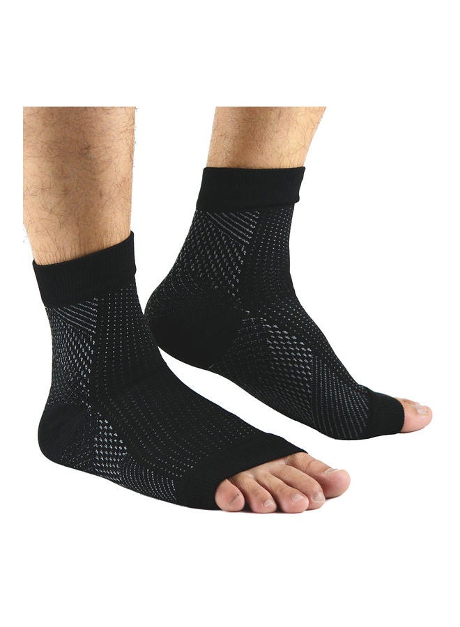 جوارب ضاغطة بأكمام للقدم بدعامة للكعب 14.5 x 2 x 11سم - Image 1