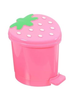 Arabest Mini Heart-shaped Trash Can for Office, Bedroom, or Bathroom - Cute Kawaii Desktop Waste Bin with Lid for Makeup Wastes, Small Garbage Container  - Image 1