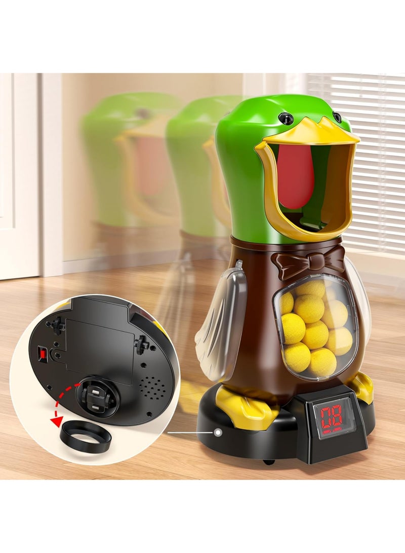 ألعاب إطلاق بط متحركة للأطفال من عمر 3 إلى 9 سنوات مع 24 كرة ومضخة هواء لعب داخلية وخارجية، لعبة تنافسية هدية للبنين والبنات - Image 5