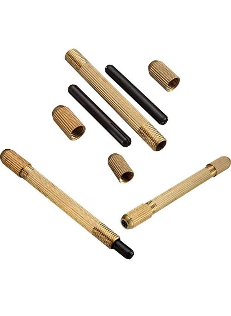 DIY Crafts DIY Crafts CTDIYHI24891 Double Ended Pin Vise with 2 Collets Jewellery Watch Hand Tools Design No 2 Pack  - Image 1