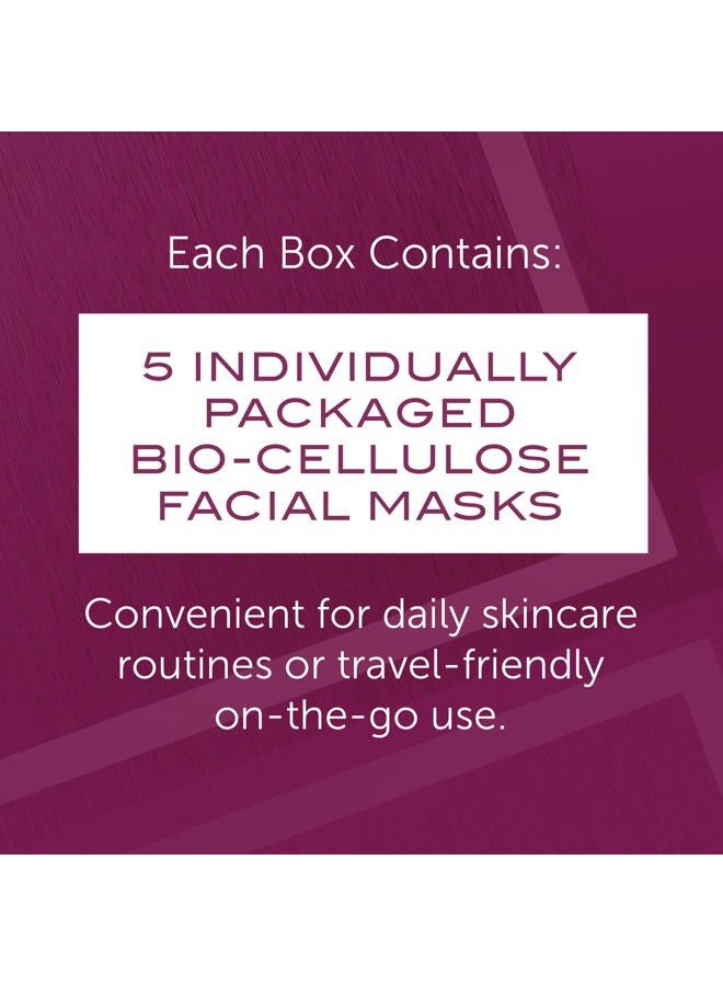 111SKIN Y Theorem Bio Cellulose Facial Mask | Repair, Rest & Rejuvenate Skin | Set of 5 (0.78 oz each) - Image 2