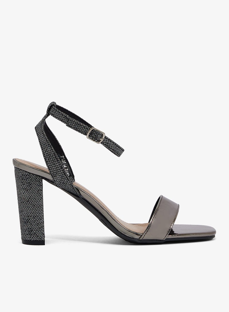 جينجر صندل بكعب معدني - Image 1