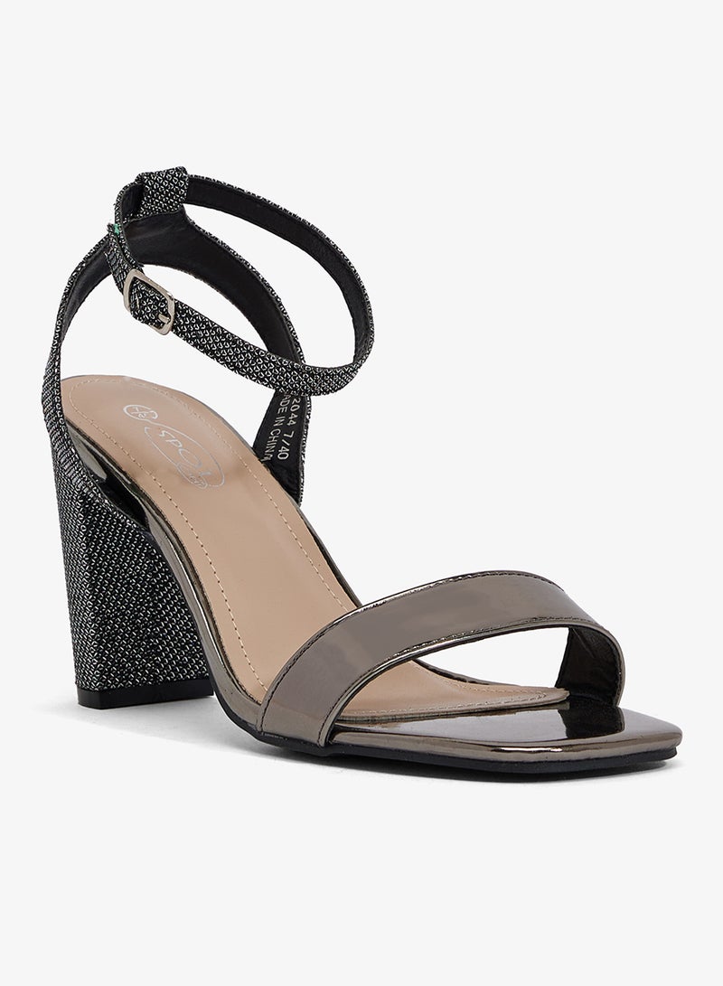 جينجر صندل بكعب معدني - Image 2