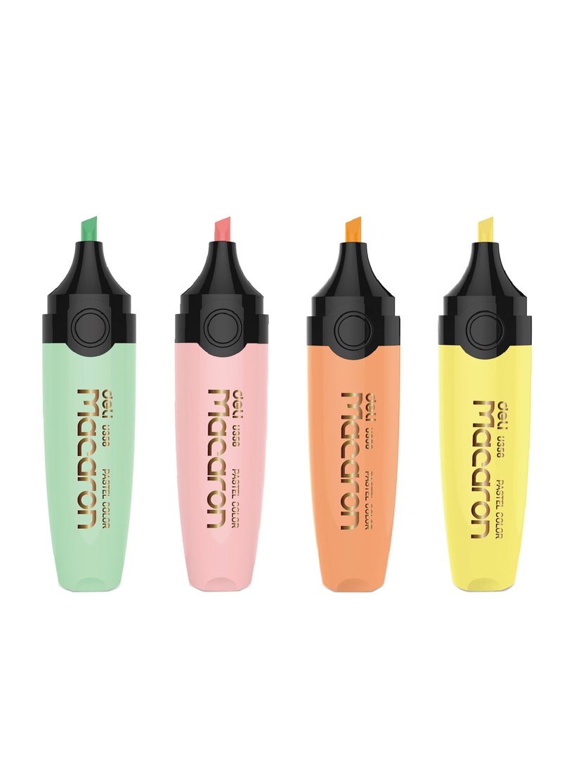 Deli - 4-Piece Highlighter Set Multicolour - Image 1