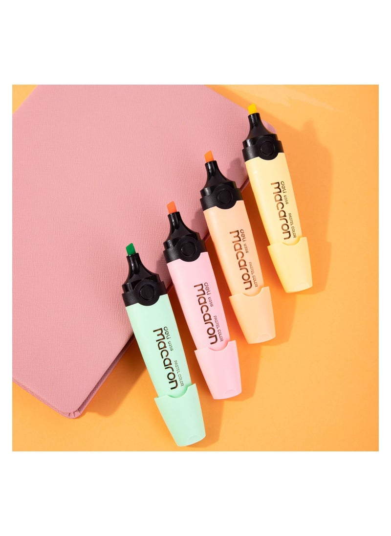 Deli - 4-Piece Highlighter Set Multicolour - Image 1