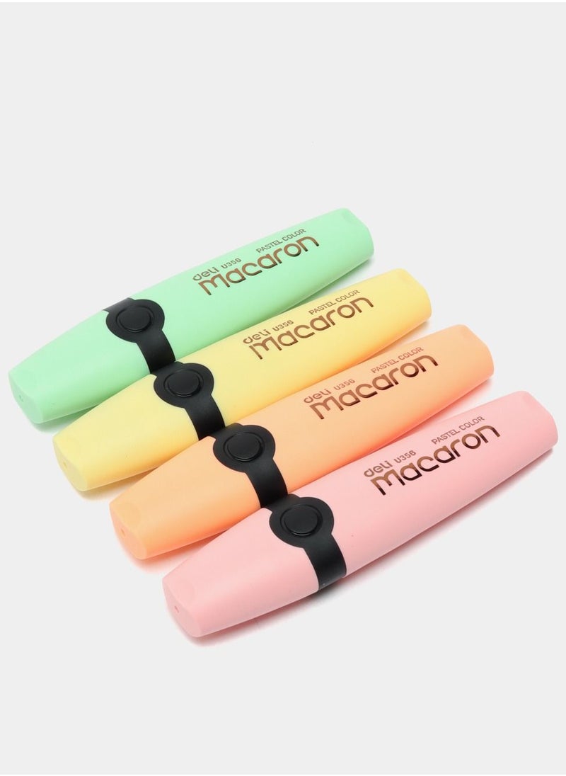 Deli - 4-Piece Highlighter Set Multicolour - Image 1