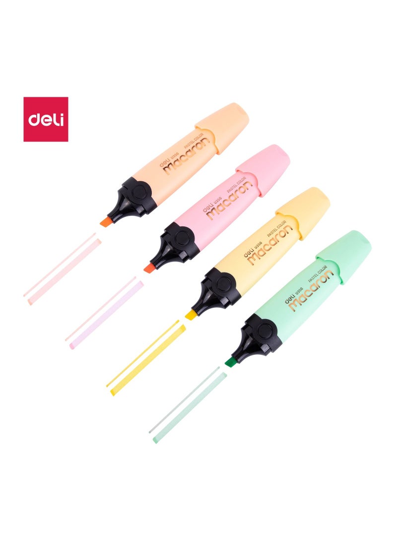 Deli - 4-Piece Highlighter Set Multicolour - Image 1