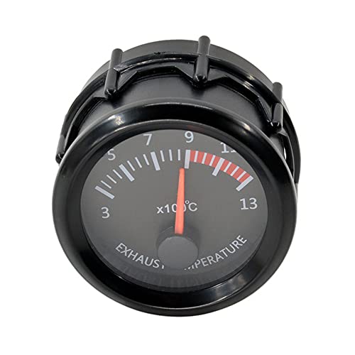 ESUPPORT Universal Car 52mm Pointer Exhaust Gas Temp Gauge Meter Kit Temperature EGT EXT White LED Light Pointer Indicator Dail Display Electronic - Image 3