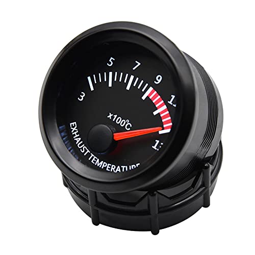 ESUPPORT Universal Car 52mm Pointer Exhaust Gas Temp Gauge Meter Kit Temperature EGT EXT White LED Light Pointer Indicator Dail Display Electronic - Image 4