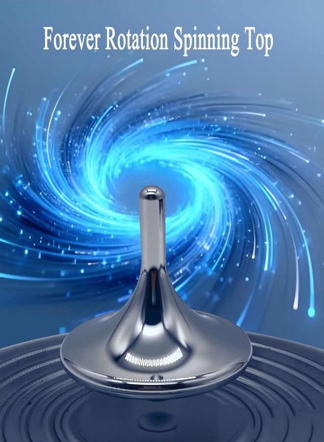 YIANCTRD Levitating Spinning Top - Metal Anti-Gravity Gyro for Adults, Office Desk Decor & Stress Relief - Image 3