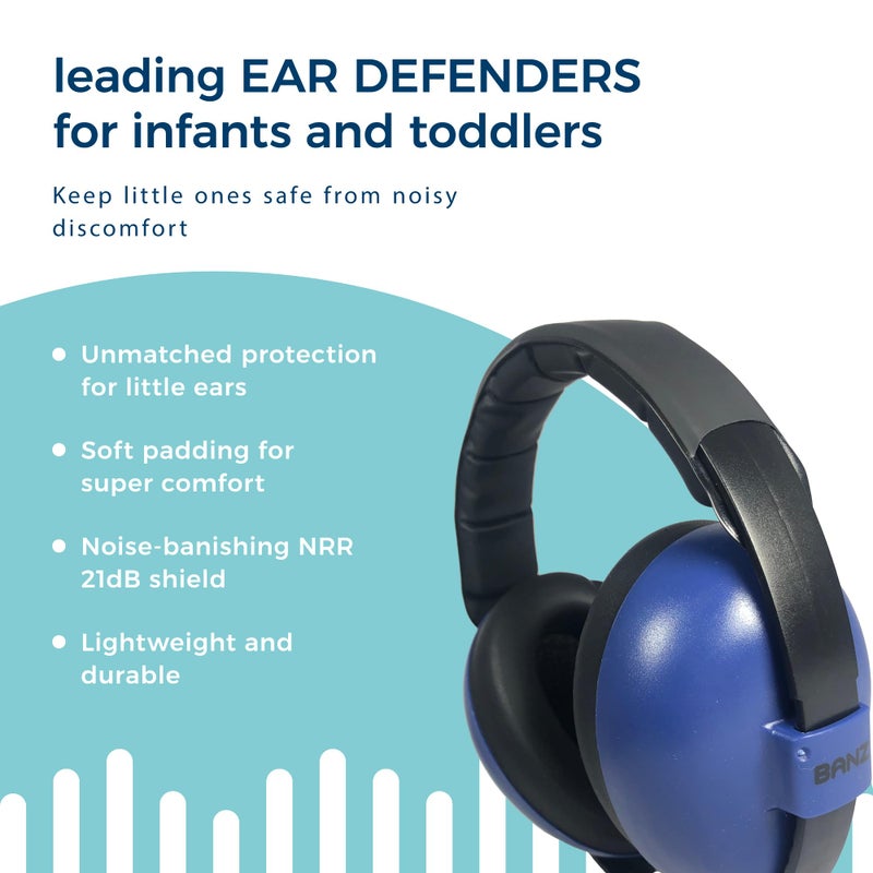 BANZ Bubzee Baby Headphones for Noise Protection - Baby Ear Muffs, Newborn Infant & Toddler, 0 to 36 Months, Adjustable - Image 3