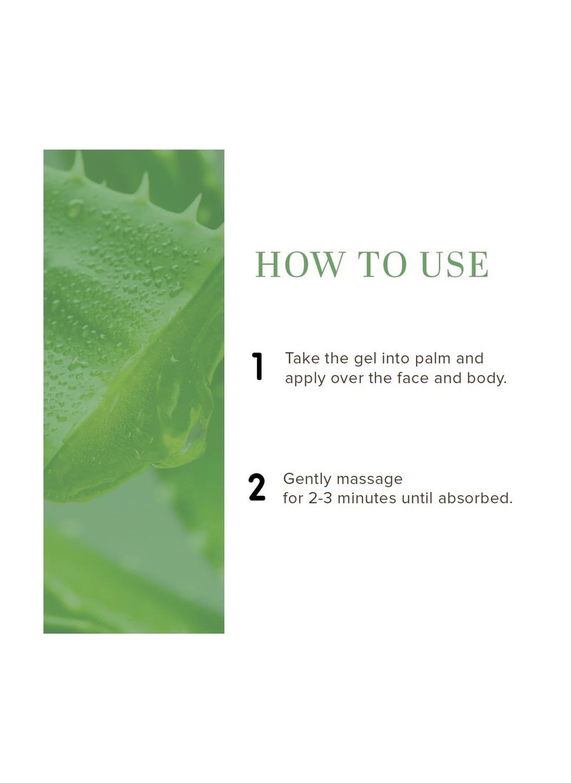 Khadi Natural Khadi Natural Ayurvedic Aloevera Gel (Transparent)| Deeply moisturizing| Unique non sticky formula| Makes skin soft and supple| Suitable for All Skin Types| 200 gm  - Image 3