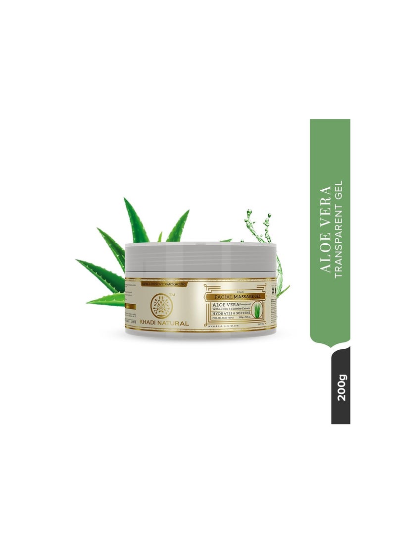Khadi Natural Khadi Natural Ayurvedic Aloevera Gel (Transparent)| Deeply moisturizing| Unique non sticky formula| Makes skin soft and supple| Suitable for All Skin Types| 200 gm  - Image 5
