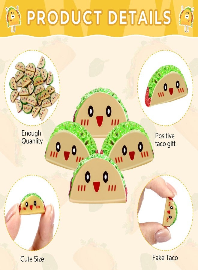 Huwena 100 Employee Appreciation Gifts Positive Resin Bulk Emotional Funny Cinco de Mayo Support Gifts for Team Staff Nurse Teacher Rewards (Taco) - Image 3