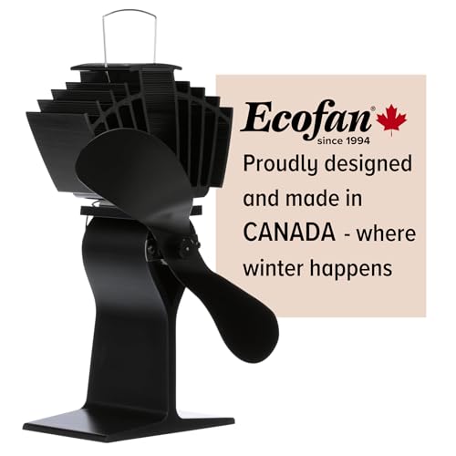 Ecofan AirMax Heat Powered Stove Fan - Powerful Classic Design, Exceptional Performance, Perfect for Wood Stoves, 175 CFM - Circulates Warm Air Efficiently & Reduces Fuel Cost - Image 3