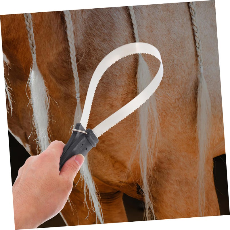 Stainless Steel Horse Hair Brush Durable Grooming Tool For Shedding Horses - Image 5