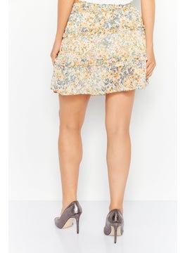 Women Floral Print Skirt, Ivory Combo - pzsku/Z3CD1F388937AF860F9C9Z/45/_/1739801794/1d4b33bd-804b-4e4d-957a-588a28c32459