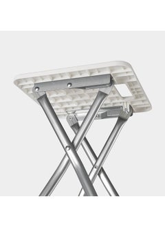 Zaboon Folding Stool, White  - Image 4