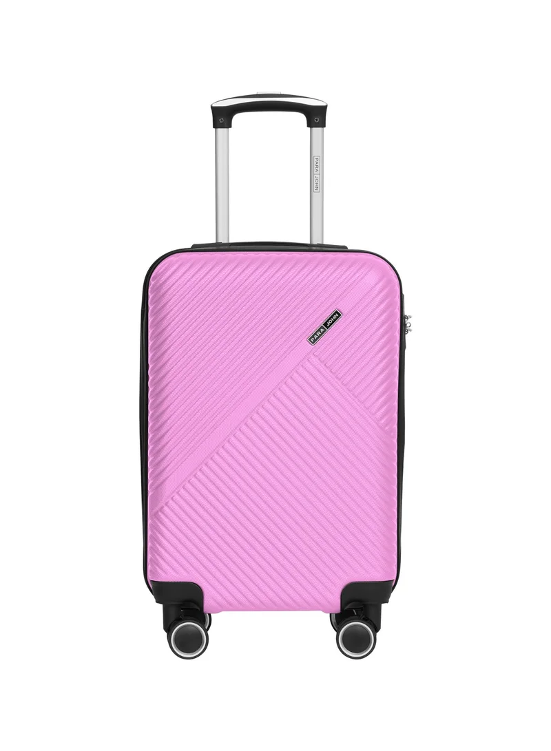PARAJOHN Aurora 2-Piece Luggage Set, Carry on & Check-in Luggage for Men & Women, Suitcase for Travel, Lightweight ABS Hard Shell 20/24 Inch Cabin & Medium Luggage, 8 Spinner Wheels, Combination Lock, Pink