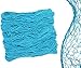 Bluetable Netting Decoration Fish Net Party Decor Turquoise Color Cotton Netting 48 x 144 Inches Teal Blue Fishnet for Nautical Theme Pirate Party Hawaiian Party Underwater Beach Ocean Mermaid Party - Image 3