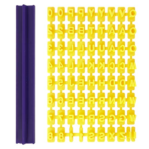 Coitak Cookie Stamps, Numbers Alphabet Stamps for Cookie Chocolate, 72pcs, 100% BPA Free - Image 2