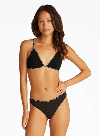 TOMMY HILFIGER Repeat Logo Unpadded Triangle Bra