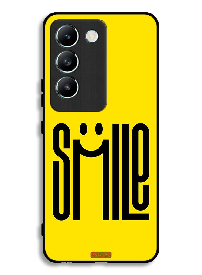 Tolwak Vivo Y100 4G Protective Case Cover Smile Art - Image 1