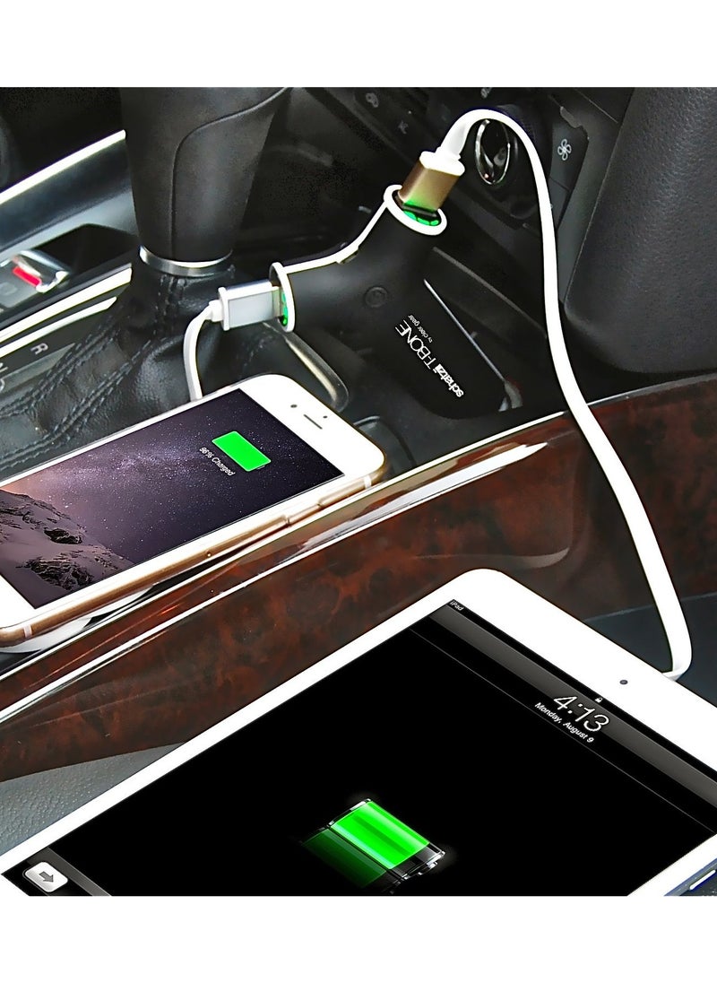 Generic - Shanzy T-Bone 3-in-1 Multifunctional Car Charger Fast Charging 10000mAh Power Bank & LED Flashlight - Image 1