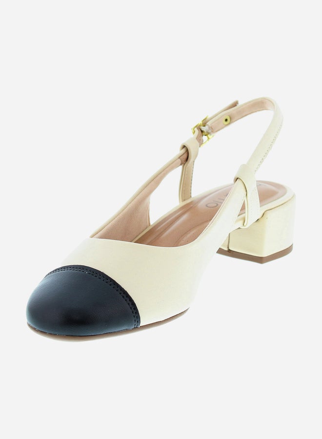 Beira Rio Color Block Block Heel Sandals with Ankle Strap - Image 2