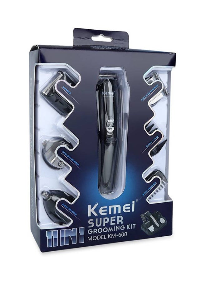 Kemei KM-600 11-In-1 Super Grooming Kit Black - Image 3