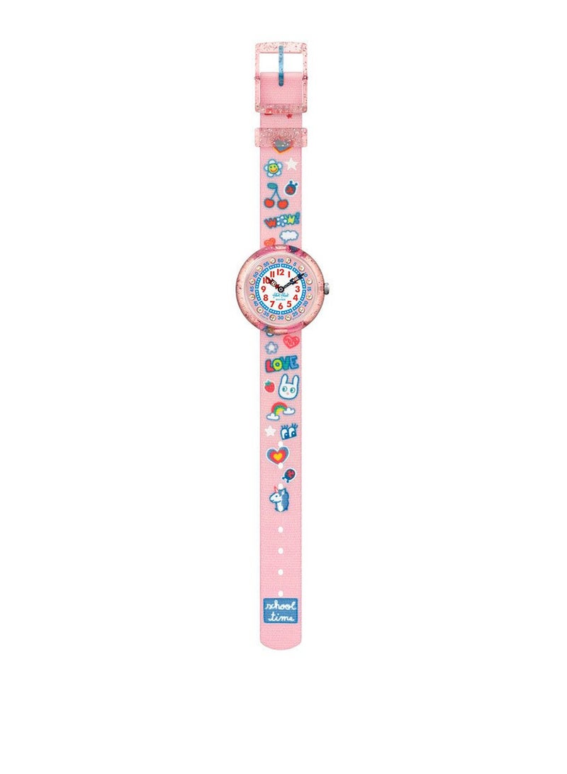 Swatch Girls Wow Love Quartz Movement Water Resistant Wrist Watch - 32 Mm - Image 2